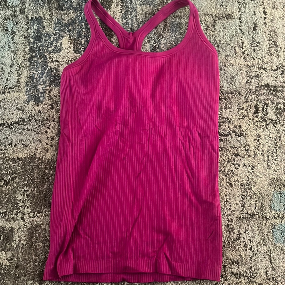Lulu lemon ribbed tank top size 8.